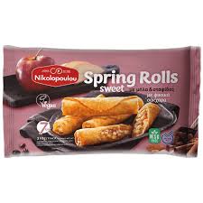 Spring Rolls με φρέσκα μηλα σταφίδες & κανέλα 310g