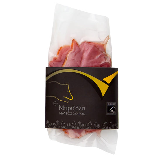 Μπριζόλα καπνιστή μαύρου χοίρου σε φέτες 180gr