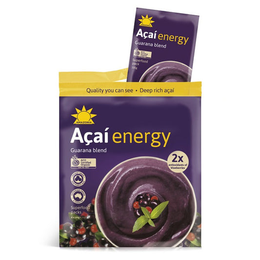 Ασαϊ Energy με Γκουαρανά (σε μορφή πολτού) (4x100γρ)